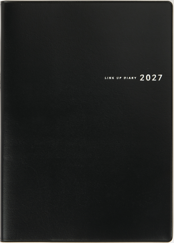No.60 デスクダイアリー 【黒】 2027年版1月始まり